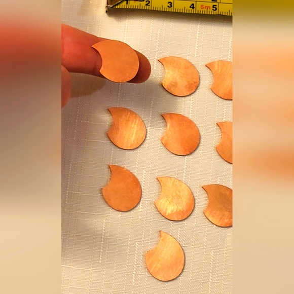 10 Copper enamelling Blanks - Picture 4 of 7